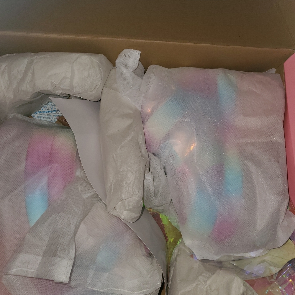 Sugar Thrillz Iridescent Pastel Platforms - Picture 8 of 9